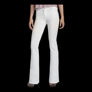 Citizens of Humanity Classic Mid Rise Bootcut White Stretch Denim Jeans Size 26